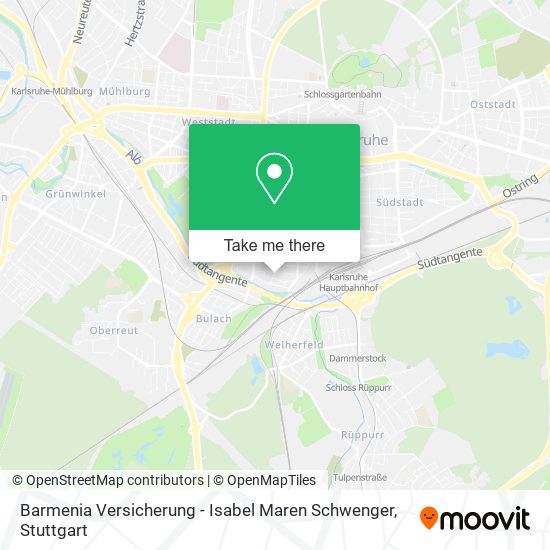 Barmenia Versicherung - Isabel Maren Schwenger map