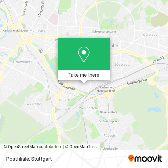 Карта Postfiliale