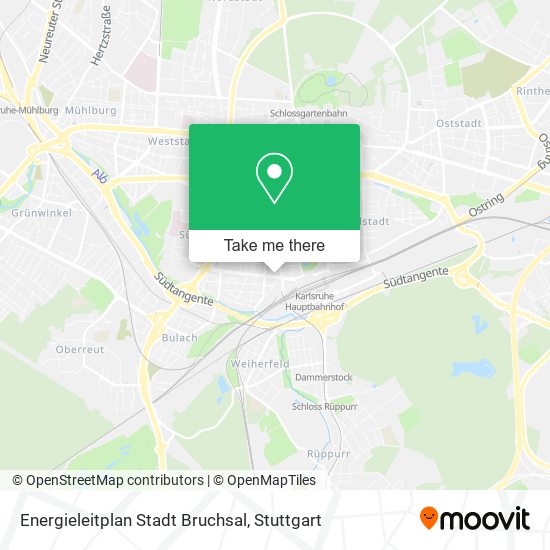 Energieleitplan Stadt Bruchsal map