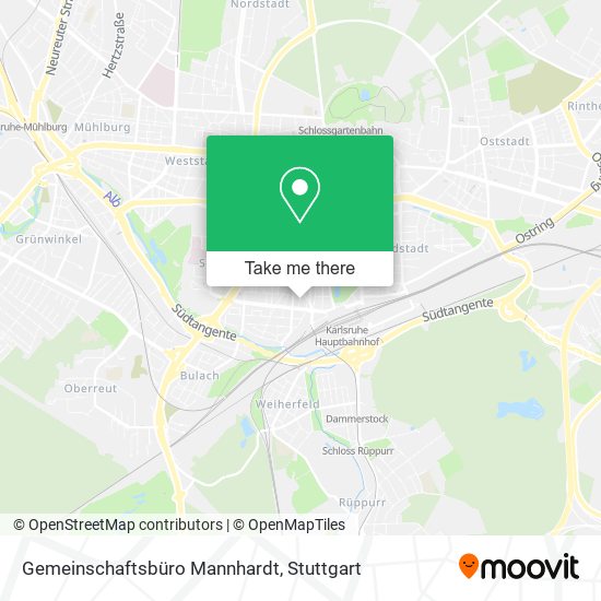 Gemeinschaftsbüro Mannhardt map