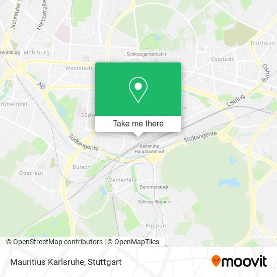 Карта Mauritius Karlsruhe
