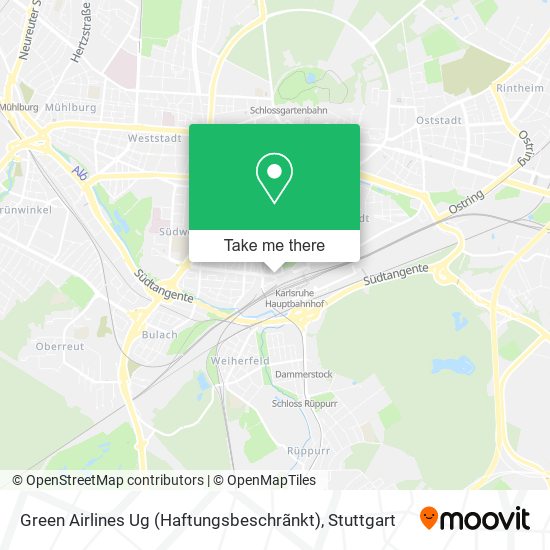 Green Airlines Ug (Haftungsbeschrãnkt) map