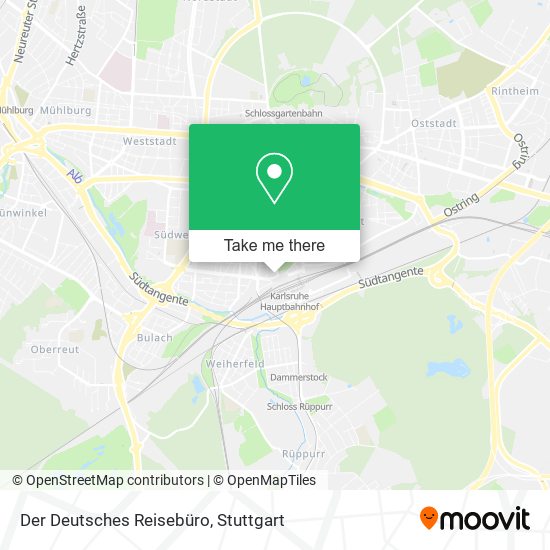 Der Deutsches Reisebüro map