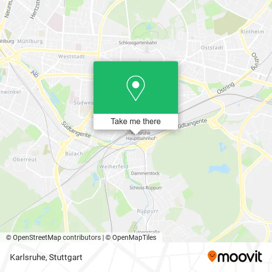 Karlsruhe map