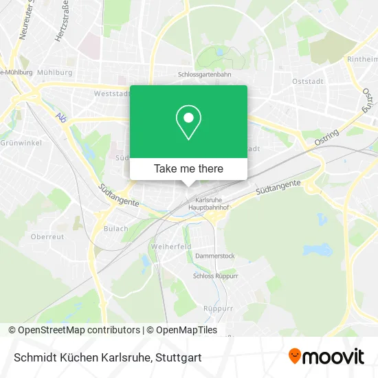 Карта Schmidt Küchen Karlsruhe