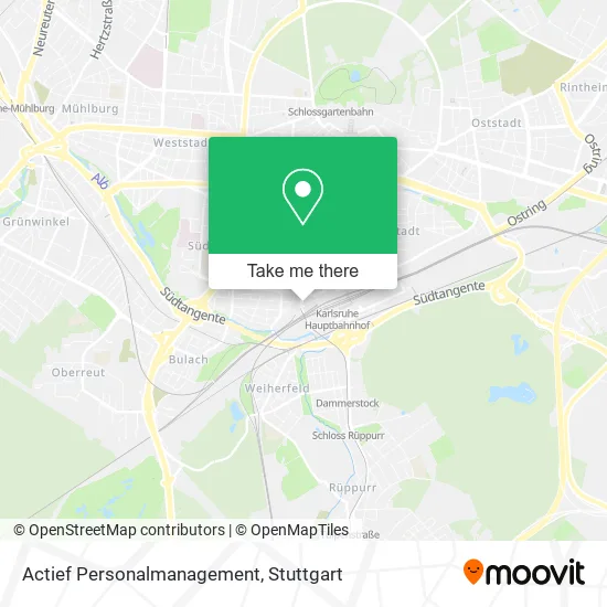 Карта Actief Personalmanagement