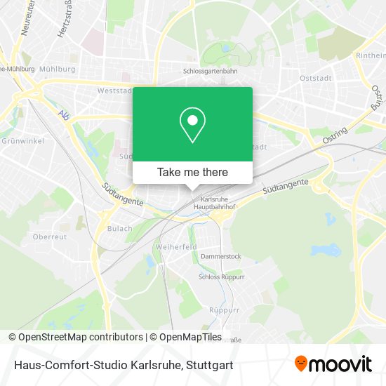 Haus-Comfort-Studio Karlsruhe map