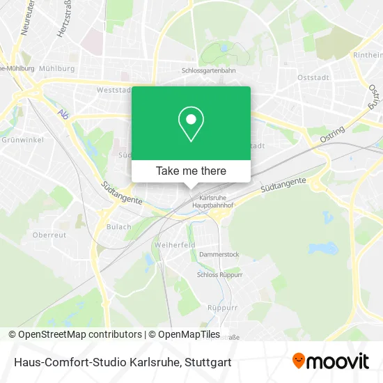 Карта Haus-Comfort-Studio Karlsruhe