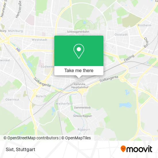Карта Sixt