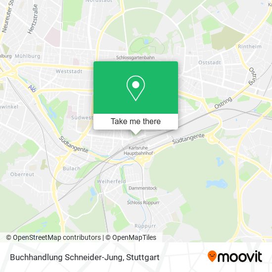 Buchhandlung Schneider-Jung map