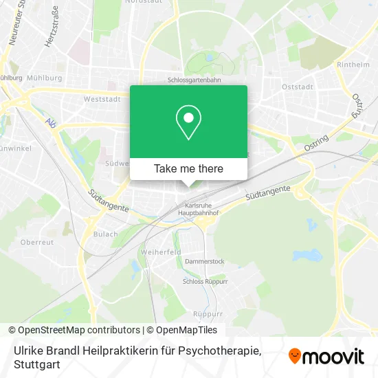 Карта Ulrike Brandl Heilpraktikerin für Psychotherapie