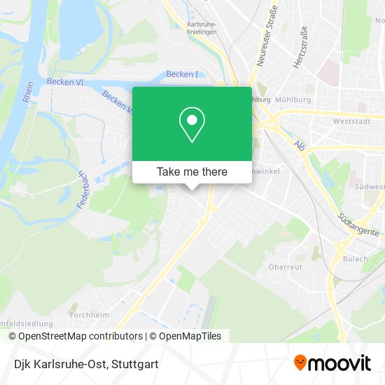 Карта Djk Karlsruhe-Ost