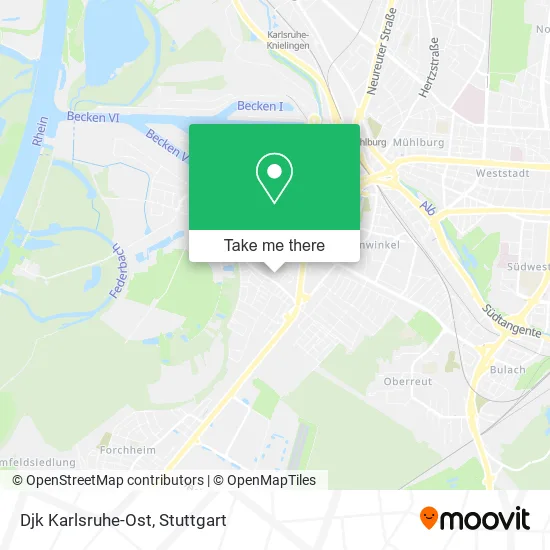 Карта Djk Karlsruhe-Ost