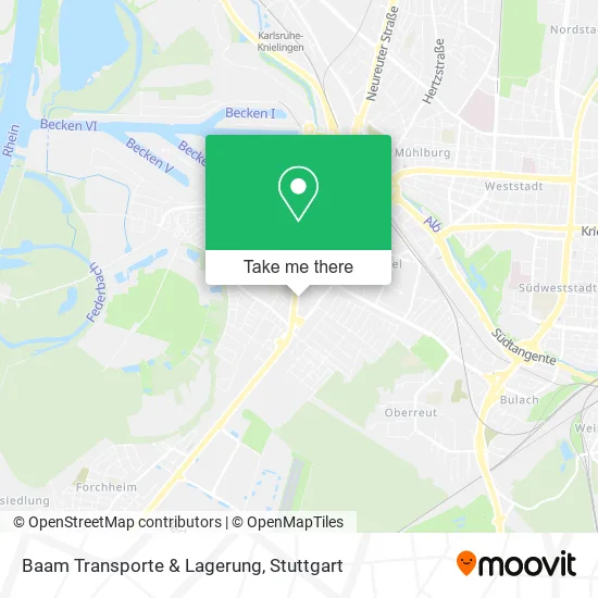 Карта Baam Transporte & Lagerung