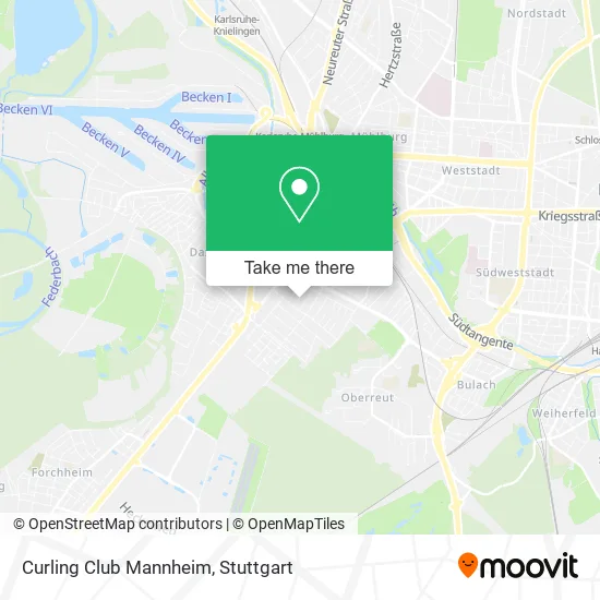 Карта Curling Club Mannheim