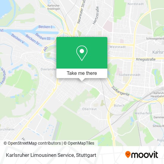 Карта Karlsruher Limousinen Service