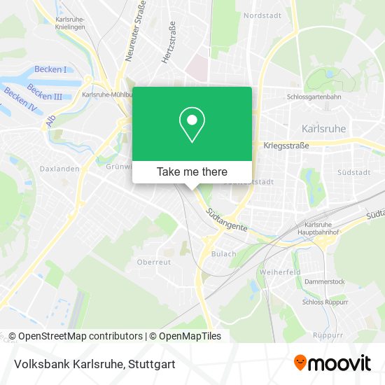 Карта Volksbank Karlsruhe