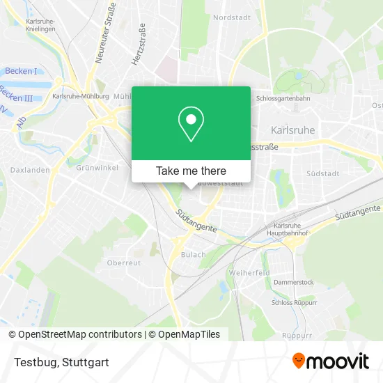 Карта Testbug