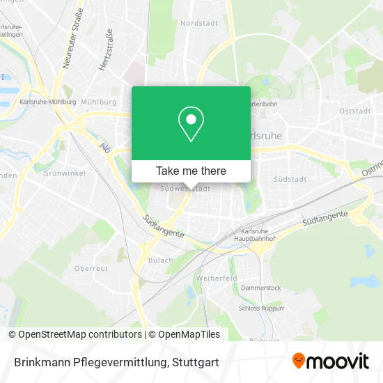 Карта Brinkmann Pflegevermittlung