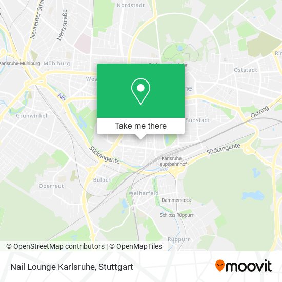 Nail Lounge Karlsruhe map