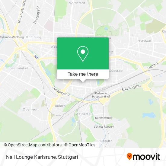 Карта Nail Lounge Karlsruhe