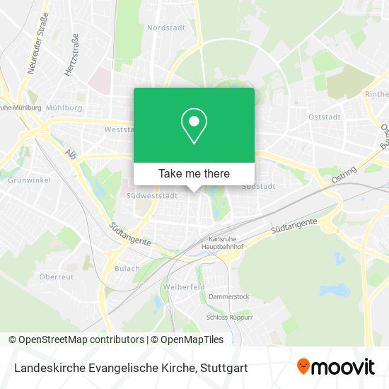 Landeskirche Evangelische Kirche map