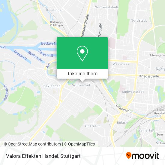 Valora Effekten Handel map