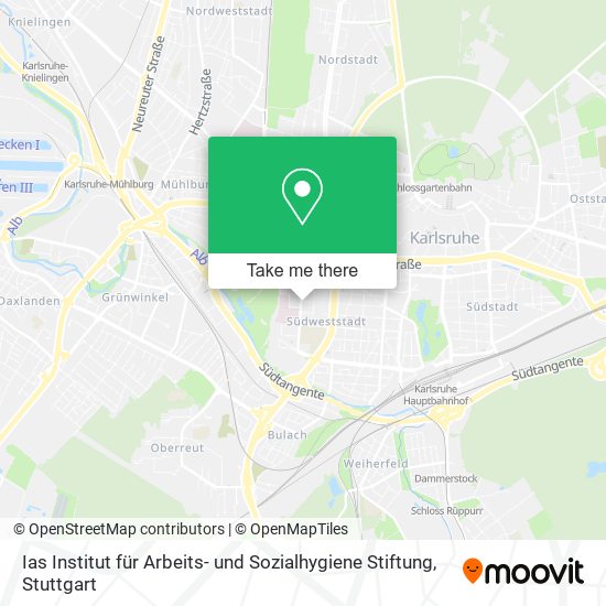 Ias Institut für Arbeits- und Sozialhygiene Stiftung map