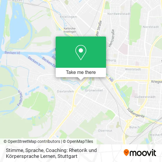 Карта Stimme, Sprache, Coaching: Rhetorik und Körpersprache Lernen
