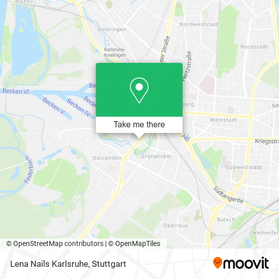 Lena Nails Karlsruhe map