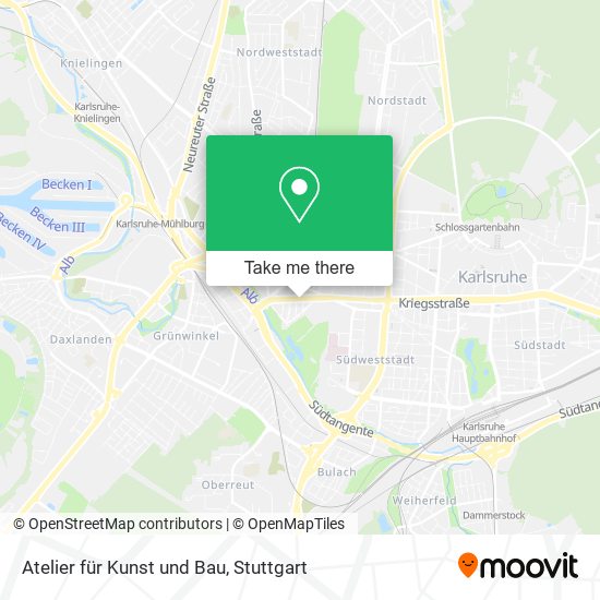 Atelier für Kunst und Bau map