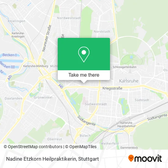 Карта Nadine Etzkorn Heilpraktikerin