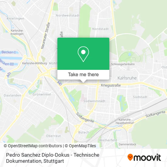 Карта Pedro Sanchez Diplo-Dokus - Technische Dokumentation