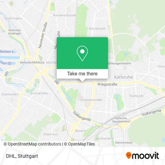 Карта DHL
