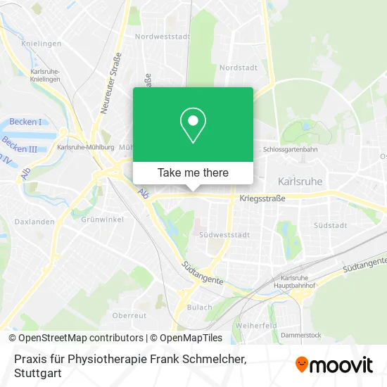 Карта Praxis für Physiotherapie Frank Schmelcher