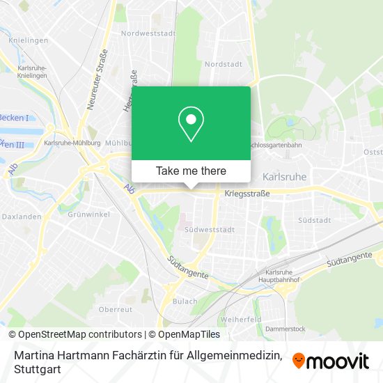 Martina Hartmann Fachärztin für Allgemeinmedizin map