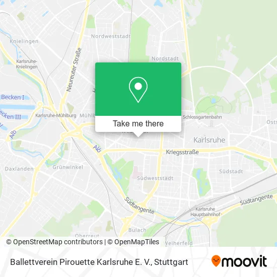 Карта Ballettverein Pirouette Karlsruhe E. V.