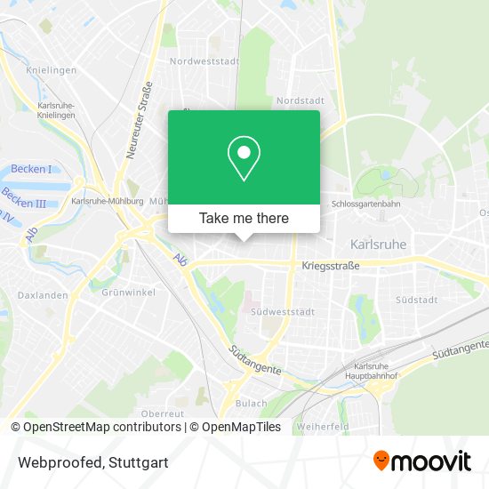 Webproofed map