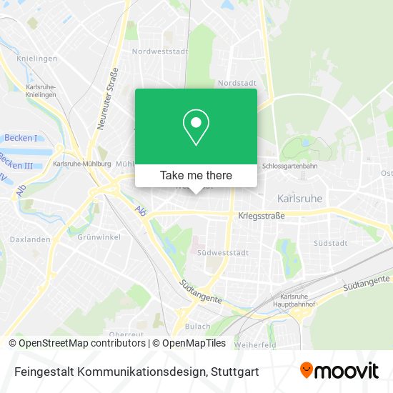 Карта Feingestalt Kommunikationsdesign