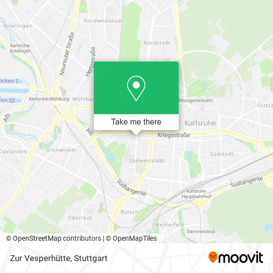 Карта Zur Vesperhütte