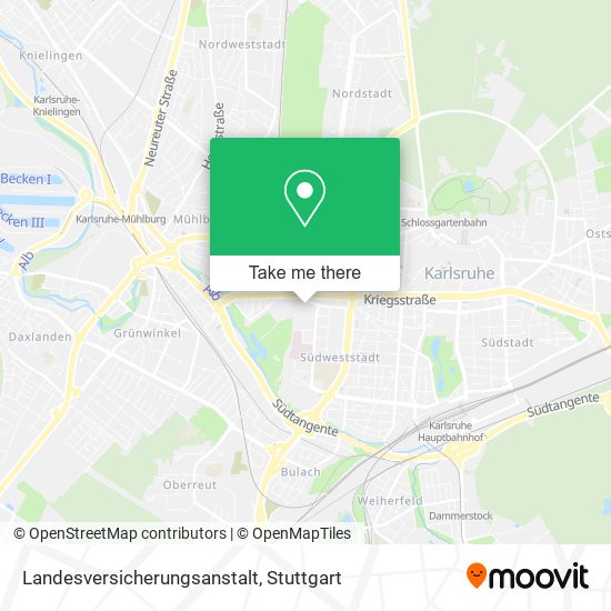 Landesversicherungsanstalt map