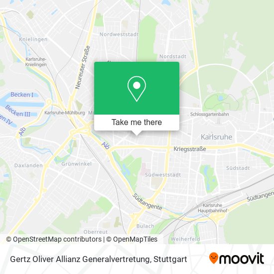 Gertz Oliver Allianz Generalvertretung map