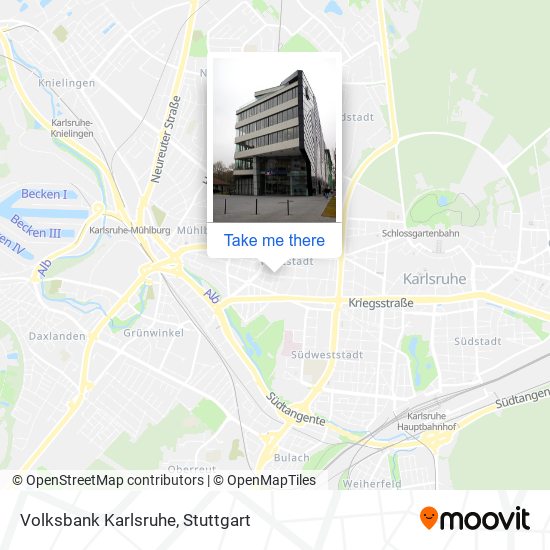 Volksbank Karlsruhe map