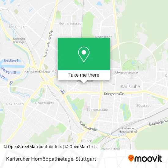 Карта Karlsruher Homöopathietage