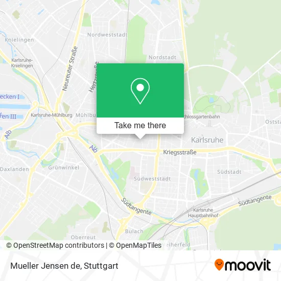 Карта Mueller Jensen de