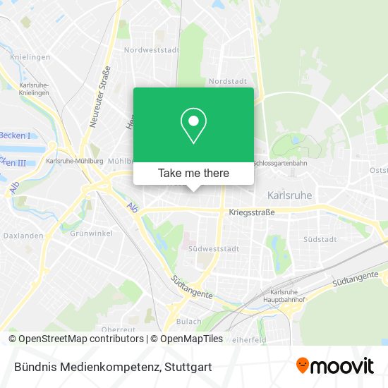 Bündnis Medienkompetenz map