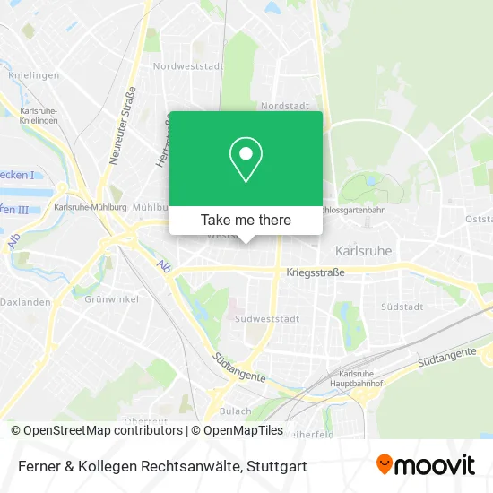 Карта Ferner & Kollegen Rechtsanwälte