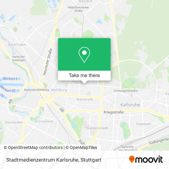 Карта Stadtmedienzentrum Karlsruhe