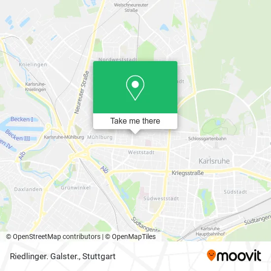 Карта Riedlinger. Galster.