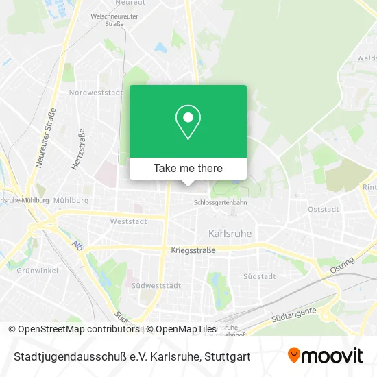 Карта Stadtjugendausschuß e.V. Karlsruhe